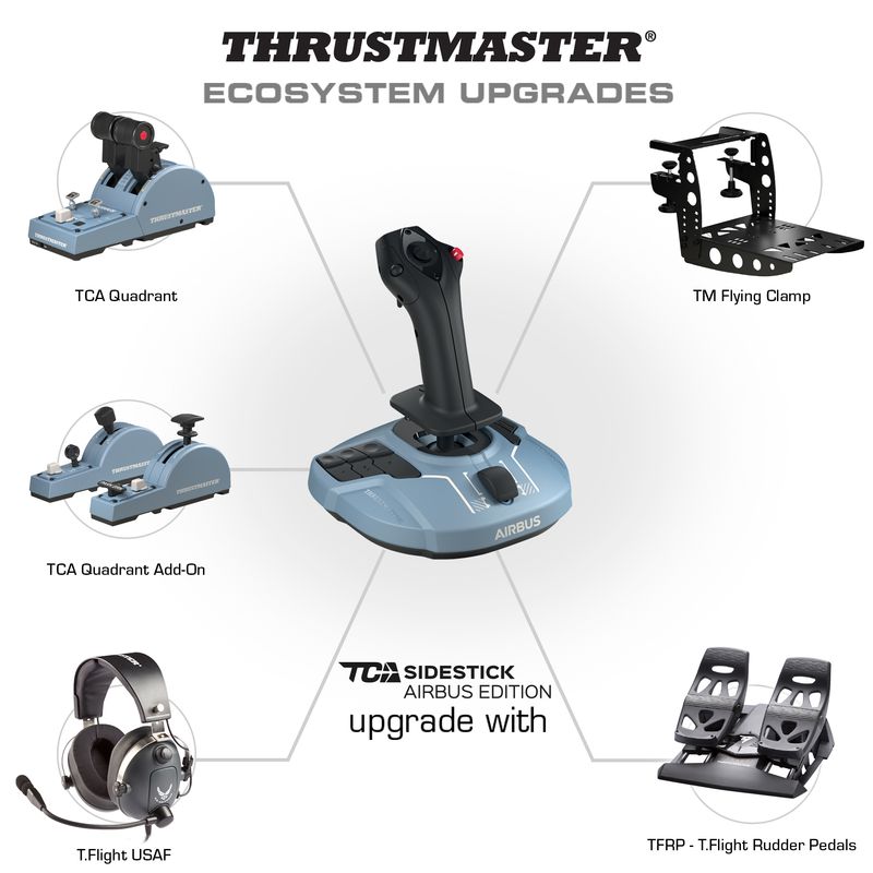 THRUSTMASTER JOYSTICK TCA SIDESTICK AIRBUS EDITION - PC - Imagen 7 de 8