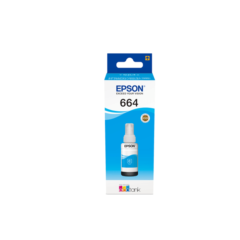 CARTUCHO EPSON CYAN T6642 BOTELLA 70ML - Imagen 1 de 4