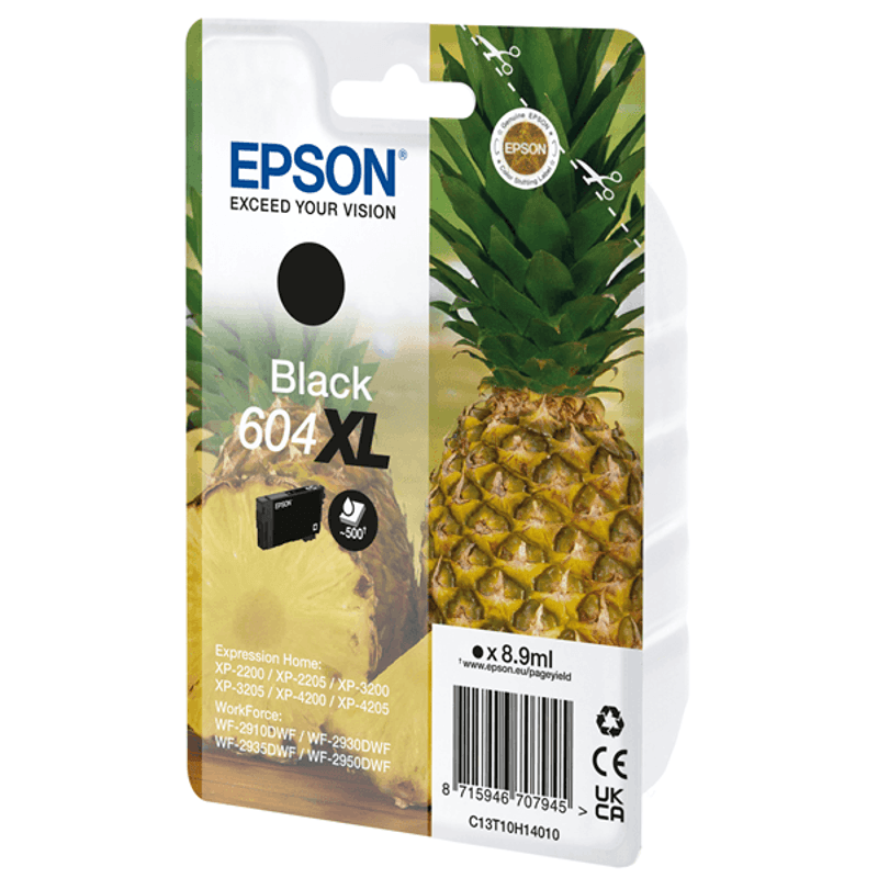 Ink/604XL Pineapple 8.9ml BK SEC - Imagen 1 de 2
