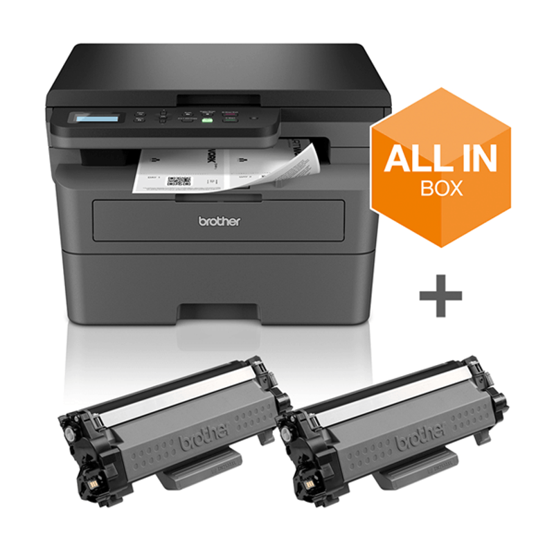 IMPRESORA BROTHER DCP-L2627DWXL MULTIFUNCIONAL LASER MONOCROMO - Imagen 1 de 7