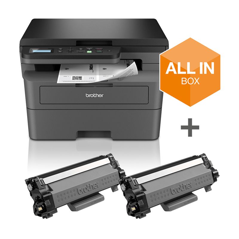IMPRESORA BROTHER DCP-L2627DWXL MULTIFUNCIONAL LASER MONOCROMO - Imagen 2 de 7
