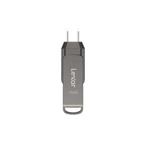 LEXAR 256GB DUAL TYPE-C AND TYPE-A USB 3.1 FLASH DRIVE, UP TO 130MB/S READ