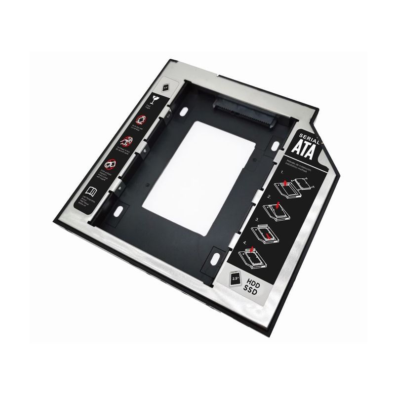 ADAPTADOR BAHIA 5" A 2,5" NETWAY PARA PORTATIL SATA 12,5MM - Imagen 1 de 1