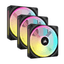 VENTILADOR CAJA CORSAIR QX RGB SERIES iCUE LINK QX120 RGB 120MM MAGNETIC DOME TRIPLE PACK CO-9051002-WW