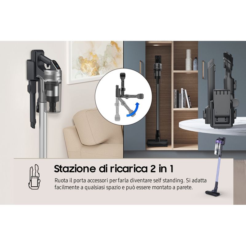 ASPIRADOR ESCOBA SAMSUNG VS15A6031R4/ET RECARGABLE - Imagen 10 de 10