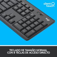 Miniatura 9 de TECLADO INALAMBRICO + RATON LOGITECH MK295 NEGRO