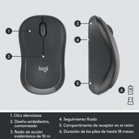 Miniatura 13 de TECLADO INALAMBRICO + RATON LOGITECH MK295 NEGRO