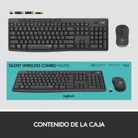 Miniatura 15 de TECLADO INALAMBRICO + RATON LOGITECH MK295 NEGRO