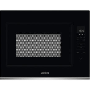 HORNO MICROONDAS SIN GRILL ZANUSSI ZMBN4SX 26 LITROS NEGRO