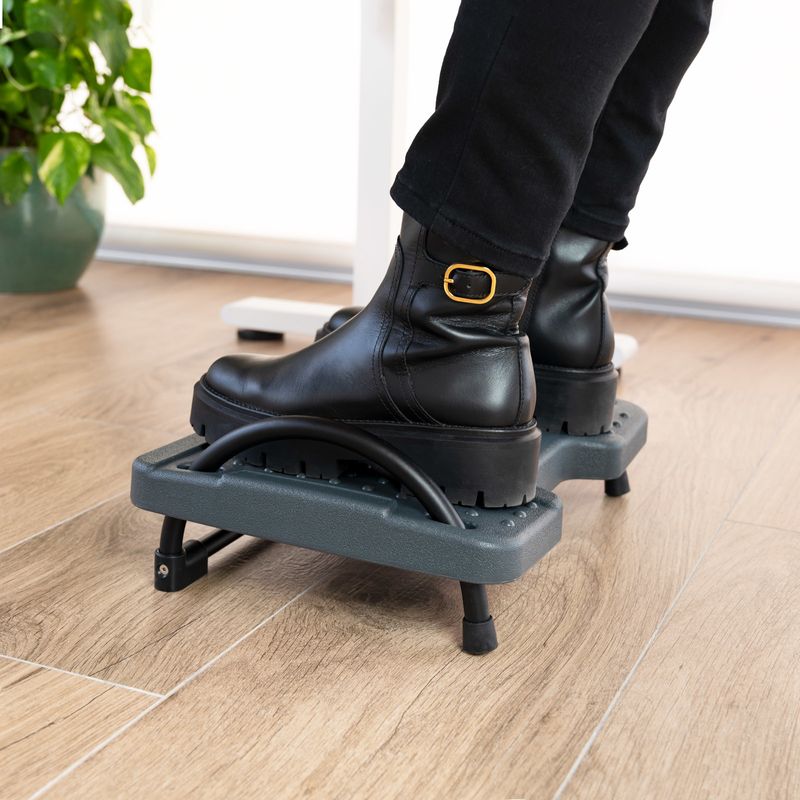 REPOSAPIES TOOQ TQFR0601-G AJUSTABLE EN INCLINACION COLOR NEGRO - Imagen 5 de 6