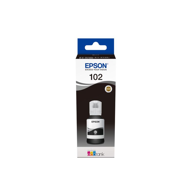 CONSUMIBLE EPSON NEGRO BOTELLA ECOTANK 102 - Imagen 2 de 3