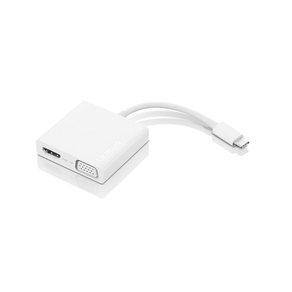 ADAPTADOR LENOVO USB-C 3-in-1 Travel Hub, 4K HDMI, VGA, USB 3.0, Simple Plug and Play (universal p