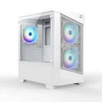 Miniatura 1 de CAJA M-ATX NETWAY XG525+3 FAN ARGB BLANCA