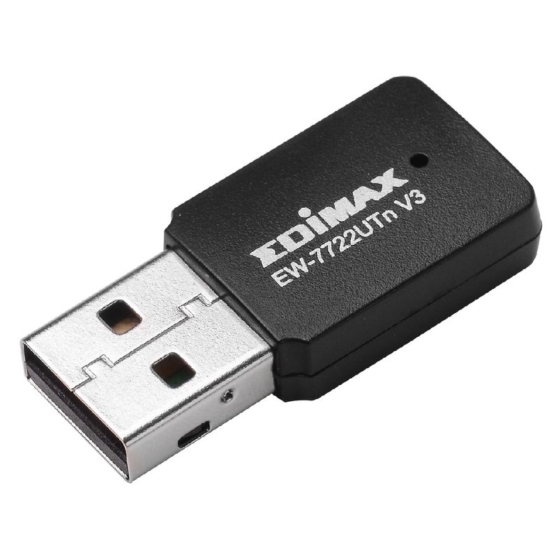 Tarjeta de Red EDIMAX N300 USB Banda única (2,4 GHz) Alámbrico - Imagen 2 de 5