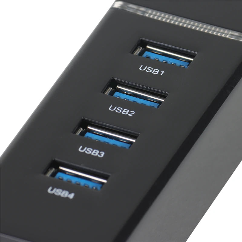 iggual Hub USB 3.0 tipo C x 4 puertos HUB-C-4p - Imagen 3 de 5