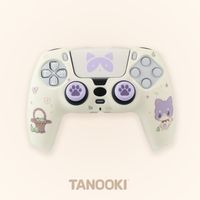 Miniatura 2 de FUNDA SILICONA + GRIPS TANOOKI COMBO PACK MANEKI | PS5