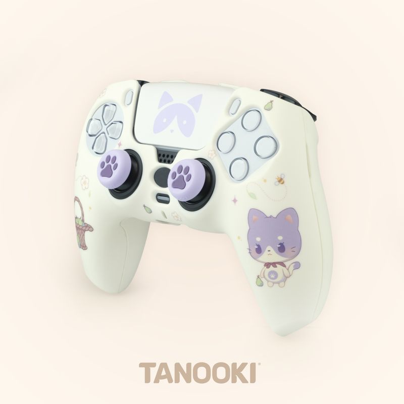FUNDA SILICONA + GRIPS TANOOKI COMBO PACK MANEKI | PS5 - Imagen 4 de 24