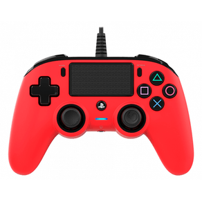 GAMEPAD NACON COMPACT PS4 OFICIAL - ROJO