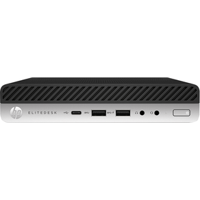 Ordenador Reacondicionado MINI HP EliteDesk 800 G4 / i5-8500T / 8Gb / 256Gb SSD NVME / Win 10 Pro / Sin cable trebol