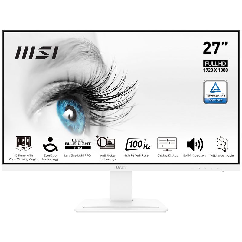MSI PRO MP273AW Pro 27" LED IPS Full HD HDMI VGA Altavoces - Imagen 2 de 16