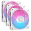 VENTILADOR CAJA CORSAIR RX RGB SERIES iCUE LINK RX120 RGB BLANCO TRIPLE PACK CO-9051022-WW