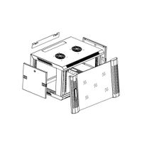 Miniatura 2 de PHASAK  Mural Rack PHASAK Pro 19" 12U Desmontado - Envio Flat Pack - PHO 2112D  Negro
