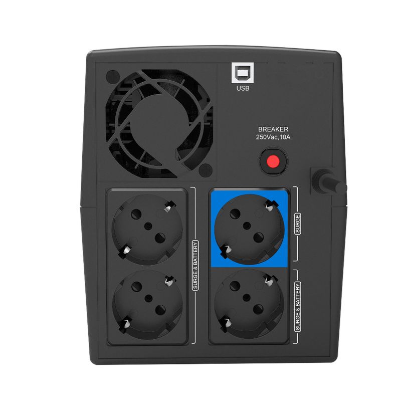 SAI 2260 VA PHASAK SIRIUS 1320W DIGITAL INTERACTIVA - Imagen 8 de 8