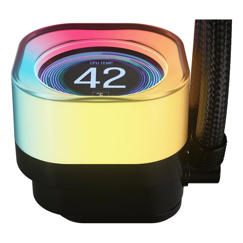 REFRIGERACION LIQUIDA CORSAIR ICUE LINK TITAN 360 RX LCD | 360MM | NEGRO - Imagen 4 de 7