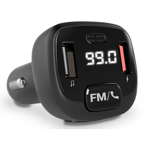 TRANSMISOR DE COCHE ENERGY SISTEM CAR FM TALK MANOS LIBRES BLUETOOTH 5.3 REPRODUCTOR VIA MICROSD O USB-A PUERTO DE CARGA USB