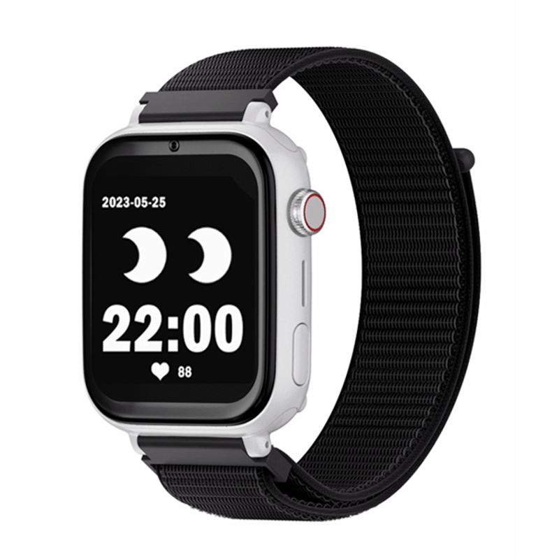 Save Family PLUS SmartWatch con GPS y llamada Blanco Correa Tela Negra NO INCLUYE SIM - Imagen 1 de 4