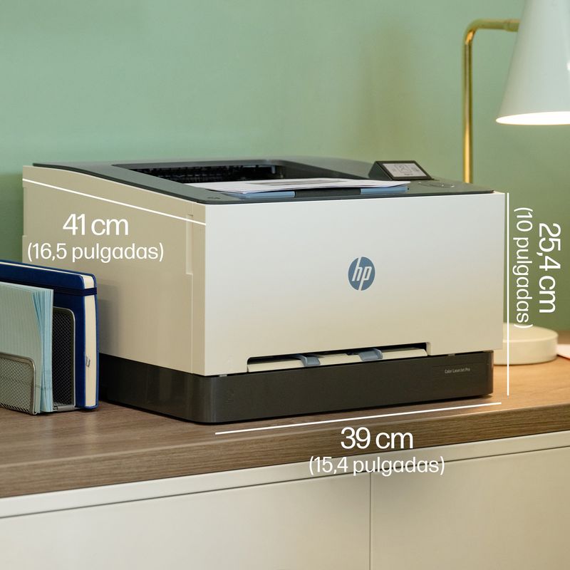 HP LaserJet Pro 3202dn Color Impresora, Solo Ethernet; A doble cara Laser Dúplex Color - Imagen 6 de 17