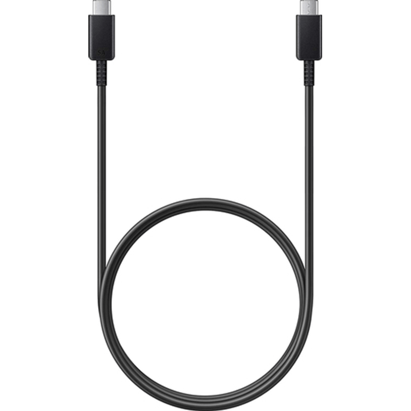 CABLE 1.8M 5A BLACK USB-C-USB-C - Imagen 1 de 2