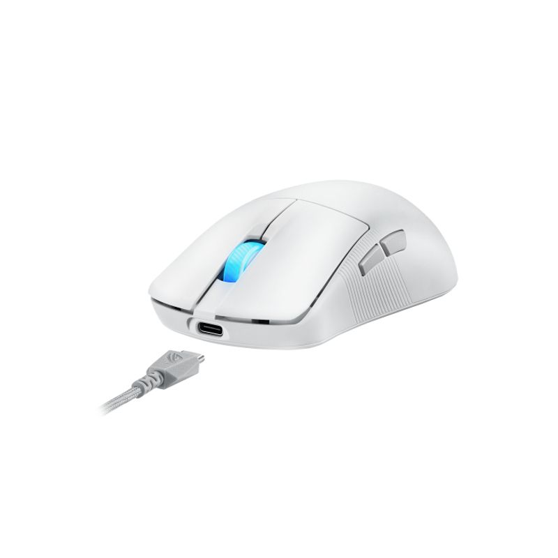 RATON ASUS ROG HARPE ACE MINI (BLANCO) - Imagen 9 de 10