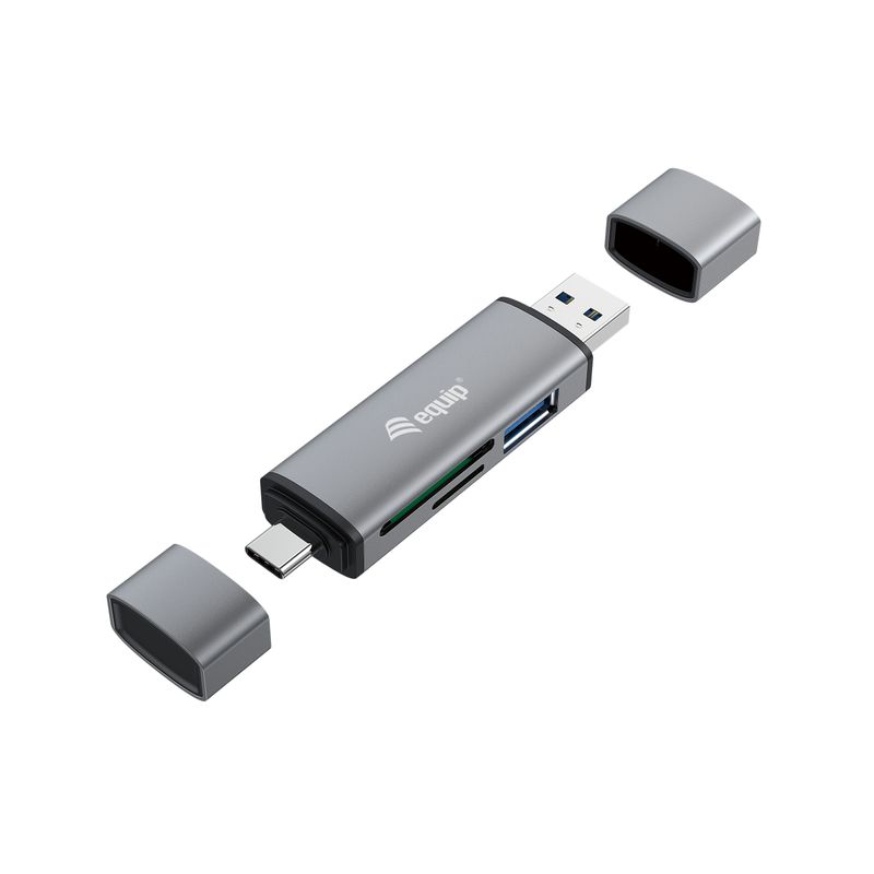 CARD READER EXTERNO CONCEPTORNIC USB 3.0 DOBLE CONEXION USB & USB-C OTG - Imagen 2 de 7