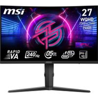 Miniatura 24 de MSI MONITOR MPG 275CQRXF. 27" RAPID VA CURVO 1500R. 2560X1440 . 240HZ. NEGRO