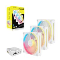 Miniatura 4 de VENTILADOR CAJA CORSAIR LX-R RGB SERIES ICUE LINK LX120R RGB WHITE 120MM RGB FAN TRIPLE FAN KIT CO-9051054-WW