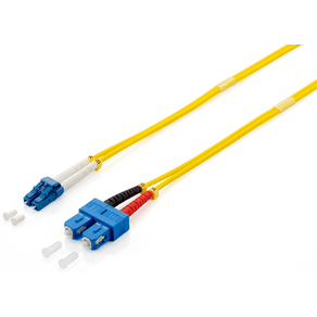 CABLE FIBRA OPTICA MONOMODO LC/SC 0.9/125 LSOH 1M COLOR AMARILLO