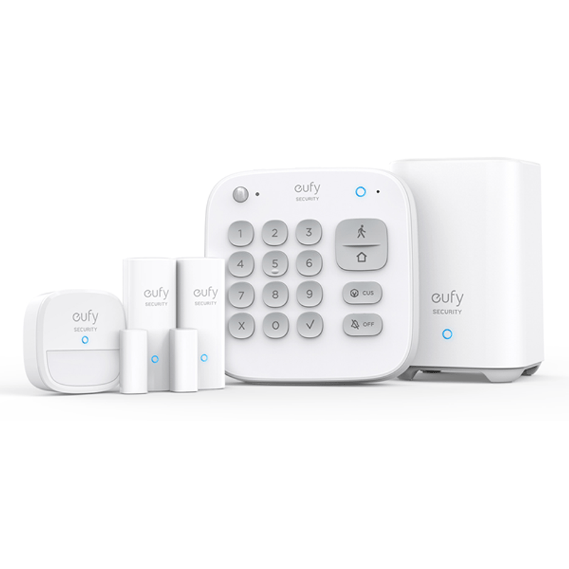 SISTEMA ALARMA EUFY KIT 2x HOMEBASE 2x ENTRY SENSOR 1x KEYPAD 1x MOTION SENSOR - Imagen 1 de 17