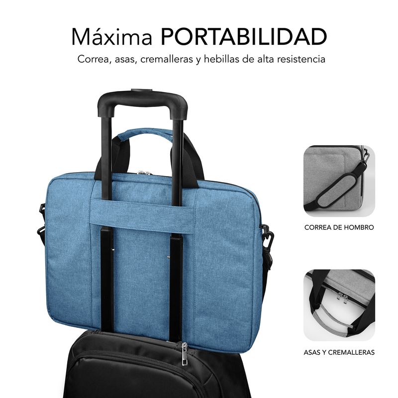 AIR PADDING LAPTOP BAG 15,6 BLUE - Imagen 6 de 6