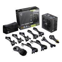 Miniatura 6 de Fuente Alimentación 1000W MSI  MAG A1000GL PCIE5 80 PLUS Gold Fully-Modular Negro