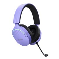 Miniatura 4 de HEADSET BLUETOOTH TRUST GAMING FAYZO GXT 491 LILA 25305 BT Y USB 2.4Ghz MICROFONO DESMONTABLE Y FLEX