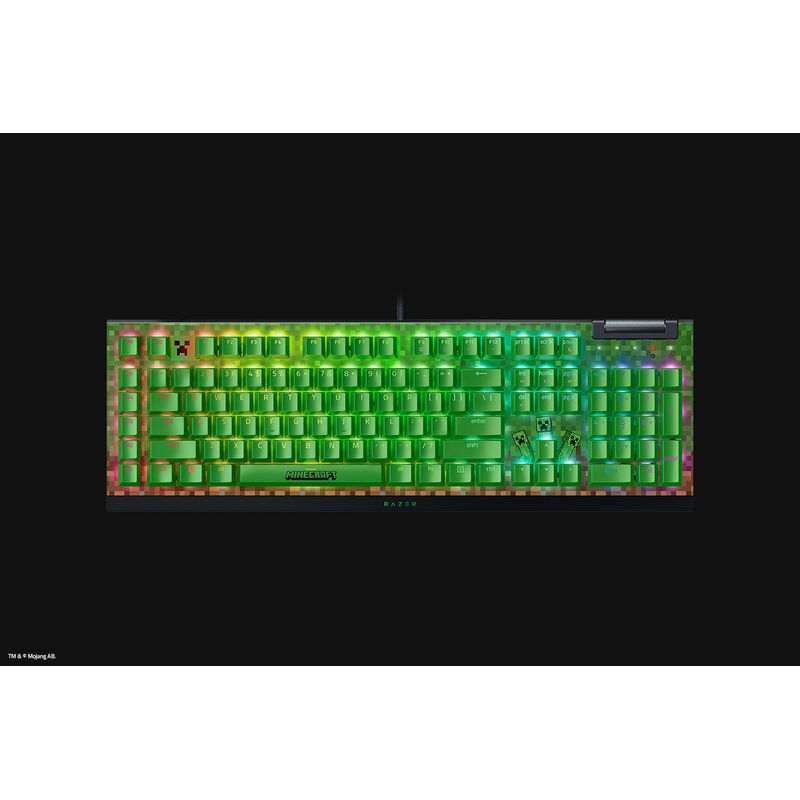 TECLADO RAZER BLACKWIDOW V4 X GREEN SWITCH (US LAYOUT) (RZ03-04704100-R3M1) - Imagen 2 de 7
