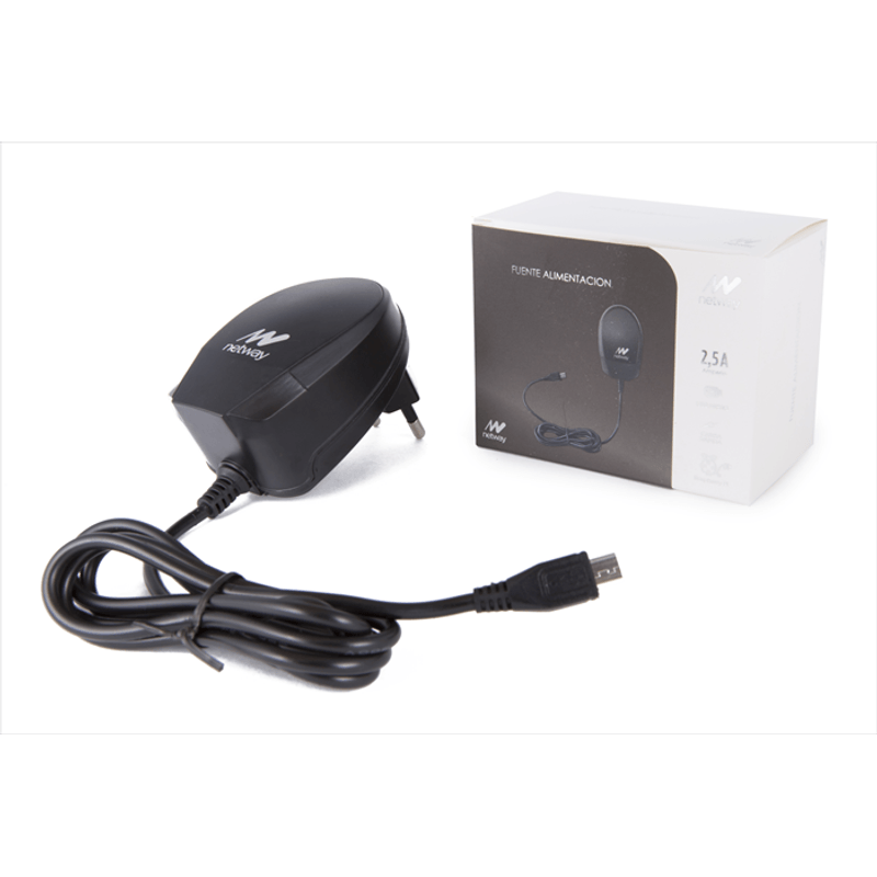 FUENTE ALIMENTACION 5V 2.5A MICROUSB RASPBERRY PI 3 NEGRO - Imagen 2 de 3