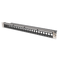 Miniatura 1 de MODULAR PATCH PANEL SHIELDED 24-PORT COLOR BLA CK