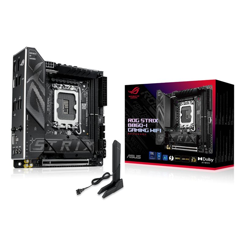 Asus Intel ROG STRIX B860-I GAMING WIFI LGA 1851 (Socket V1) - Imagen 2 de 12
