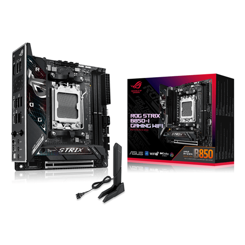 Asus AMD ROG STRIX B850-I GAMING WIFI Socket AM5 - Imagen 1 de 12