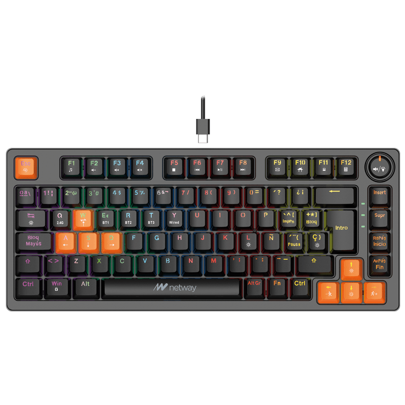 TECLADO GAMING NETWAY BT MINI XK900 - Imagen 1 de 1