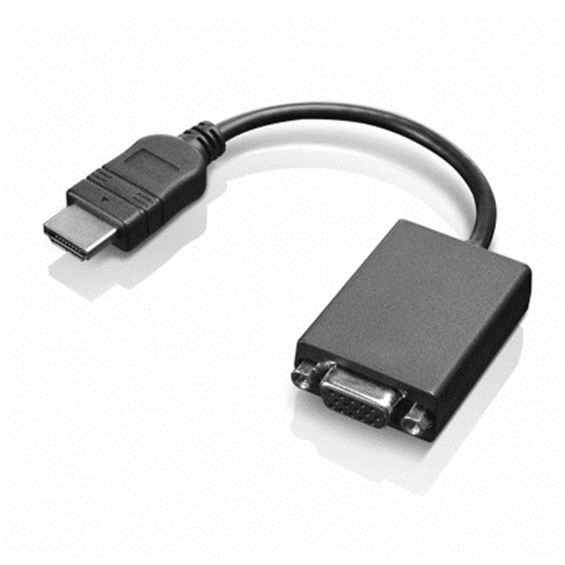 ADAPTADOR HDMI MACHO A VGA HEMBRA LENOVO - Imagen 1 de 3