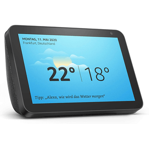 AMAZON ECHO SHOW 8 BLACK ROW SMART DISPLAY 8IN AND ALE XA
