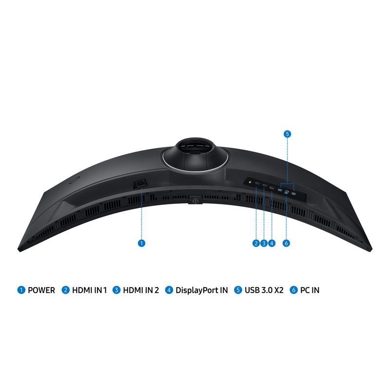 MONITOR 49" CURVO HDMI DISPLAYPORT SAMSUNG ODISSEY LS49CG954EUXEN 32:9 240Hz CURVATURA 1000R FreeSync Premium Pr - Imagen 23 de 23